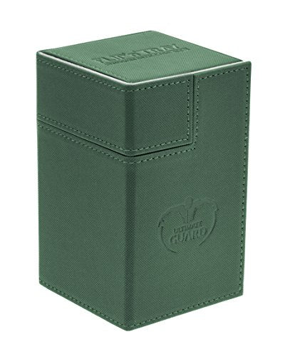 Ultimate Guard Deck Case Flip N Tray 100+ Standard Xenoskin Zielony