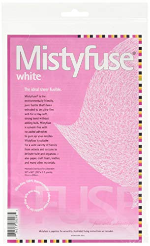 Dolaczono Inc Mistyfuse White 20in x 90in