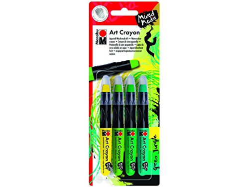 MARABU ART CRAYON ZIELONY JUNGLE ZESTAW 4 SZT.