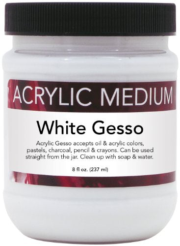 Art Advantage Akrylowa farba gesso 8oz Biala