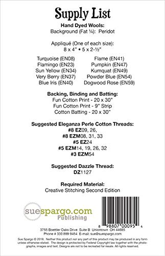 Wzor z serii Sampler: Flower Play