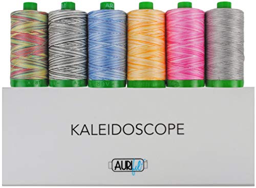 Kolekcja nici Kaleidoscope 40wt 6 duzych szpul