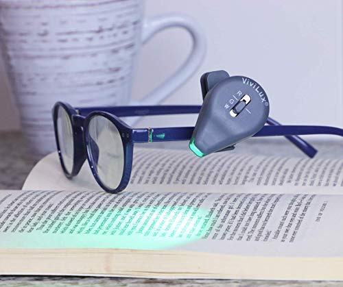 ViviLux 2 szt. 3 w 1, klipsowane diody LED z bialym, czerwonym i zielonym swiatlem; male i mocne swiatlo LED ” klipsy do okularow, czapek, ubran do majsterkowania, hobby i nocnej aktywnosci