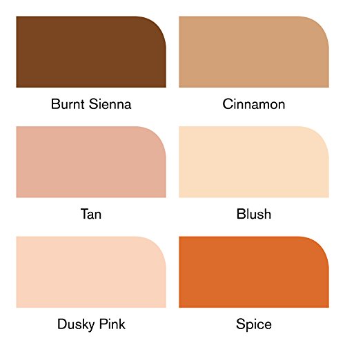 WN PROMARKER 6PC SKIN TONES 2 ZESTAWY