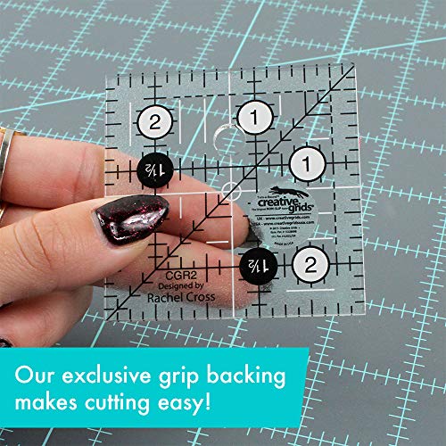 Linijka do pikowania Creative Grids USA Creative Grids 2-1/2in Square
