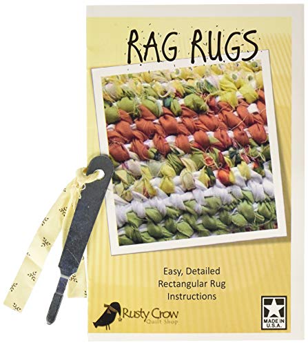 Rusty Crow Quilt Shop Rag Rugs z narzedziem Ptrn