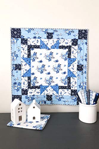 Niebieski scieg 2,5 cala Rolie Polie autorstwa Christophera Thompsona dla Riley Blake Designs 40 szt.