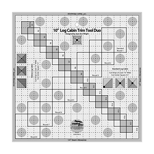 Narzedzie Creative Grids 10in Log Cabin Trim Duo