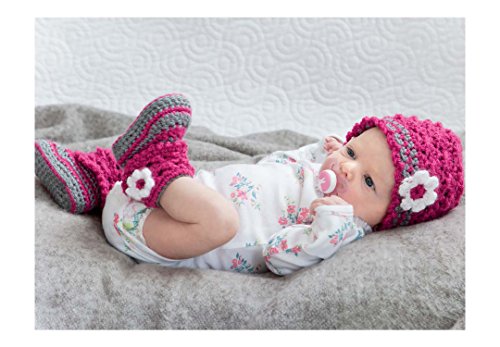 Leisure Arts Infant Boots & Hats Crochet Bk