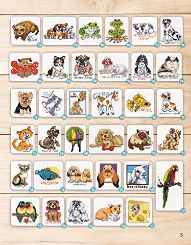Sztuka wypoczynku Krzyz haft Luvable Pets Bk