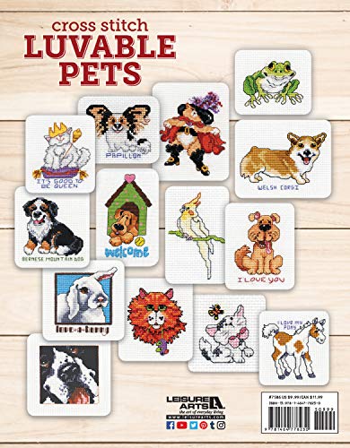 Sztuka wypoczynku Krzyz haft Luvable Pets Bk