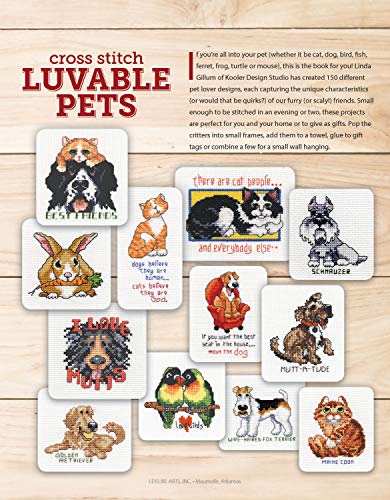 Sztuka wypoczynku Krzyz haft Luvable Pets Bk