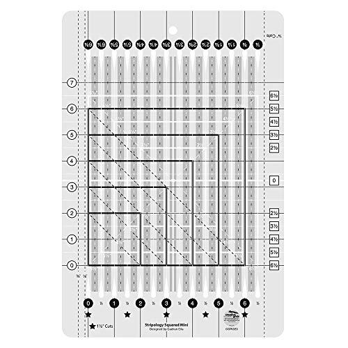 Linijka do mini patchworku Creative Grids Stripology