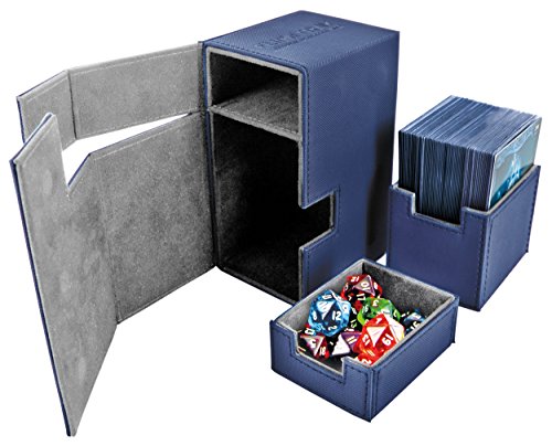 Ultimate Guard Deck Case Flip N Tray 80+ Standard Xenoskin Niebieski
