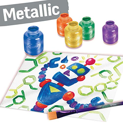 Zestaw farb metalicznych 6 ct. 2-uncjowych