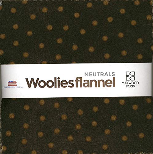 Bonnie Sullivan Woolies Flannel Neutrals Charm Pack 42 5-calowe kwadraty Maywood Studio