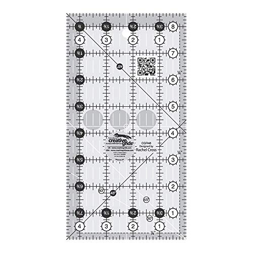 Linijka do patchworku Creative Grids 4-1/2in x 8-1/2in