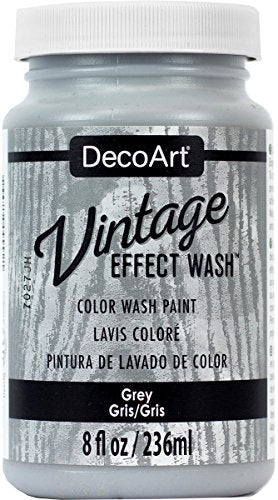 DecoArt Vintage Effect Wash 8oz Szary, Szary