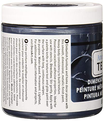 Decoart Americana Texture Metallics 8oz cyny