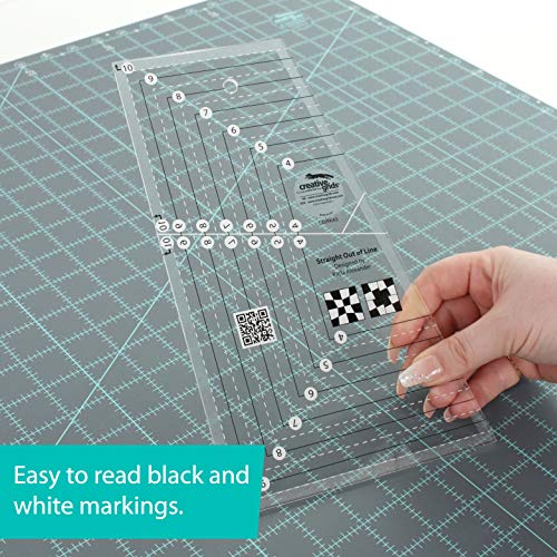Szablon linijki do pikowania Creative Grids Straight Out of Line 6" x 10" CGRKA3