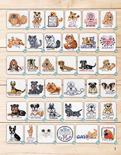 Sztuka wypoczynku Krzyz haft Luvable Pets Bk