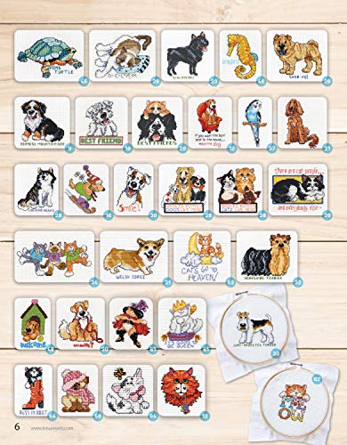 Sztuka wypoczynku Krzyz haft Luvable Pets Bk