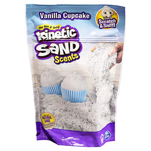 Kinetic Sand Scents, 8 uncji niebieskiego piasku kinetycznego Razzle Berry o zapachu jagod