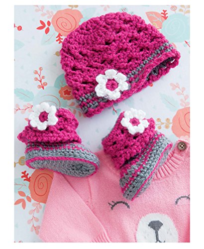 Leisure Arts Infant Boots & Hats Crochet Bk