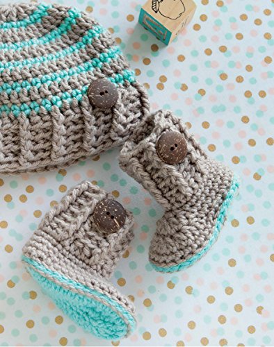 Leisure Arts Infant Boots & Hats Crochet Bk