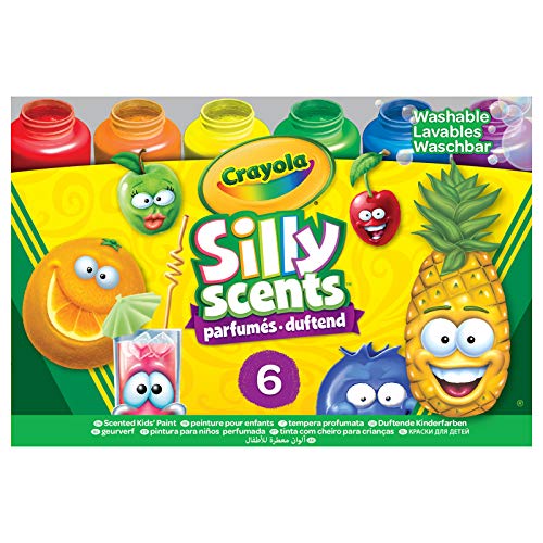 6 szt. Silly Scents Zmywalna farba dla dzieci