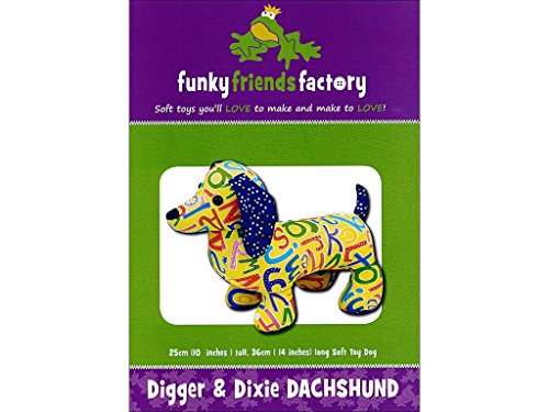 Wzor Funky Friends Factory Digger & Dixie Dachshund
