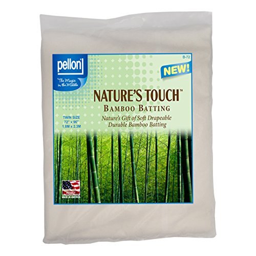 Pellon B-72 Nature's Touch Bamboo Blend Batting W/Scrim - Podwojne 72" X 96"