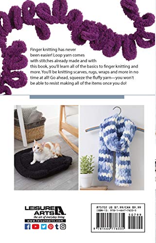 Leisure Arts Loops & Twists Dzianina Bk