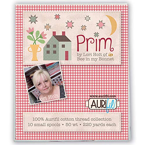 Nici Aurifil 50 wt Cotton 10 Male szpule Prim by Lori Holt LH50PC10