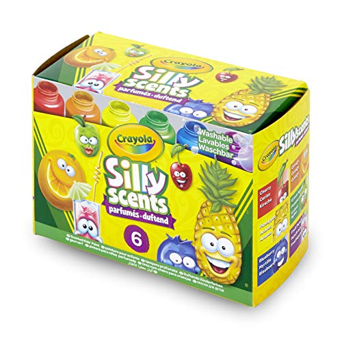 6 szt. Silly Scents Zmywalna farba dla dzieci