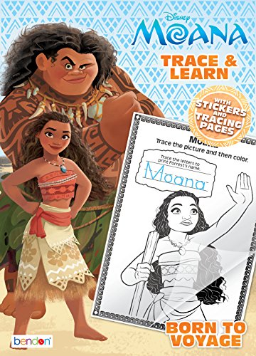 Disney Moana Kolorowanka i sledz ksiazke z zadaniami