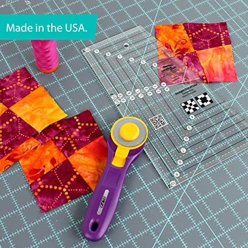 Szablon linijki do pikowania Creative Grids Straight Out of Line 6" x 10" CGRKA3