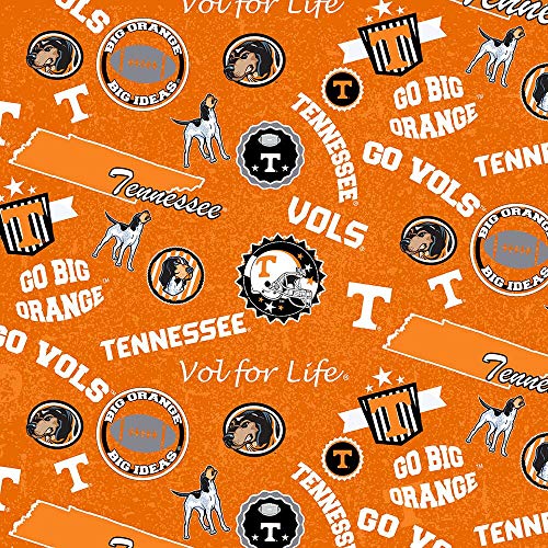Tkanina bawelniana University of Tennessee Volunteers z motywem Home State ” sprzedawana przez The Full Yard