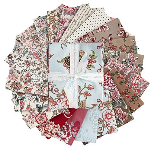 Jane Austen w domu 20 grubych cwiartek Riley Blake Designs FQ-10000-20