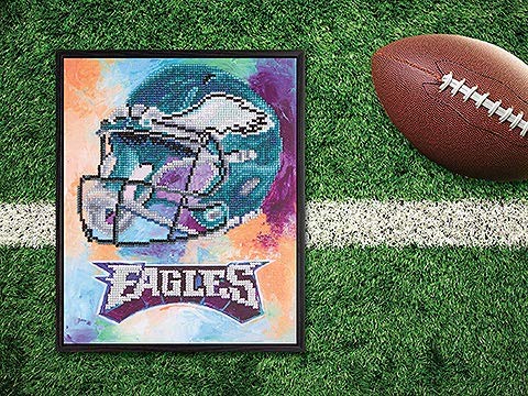 Zestaw do malowania diamentami 10x12" NFL Team PhiladelphiaEagles