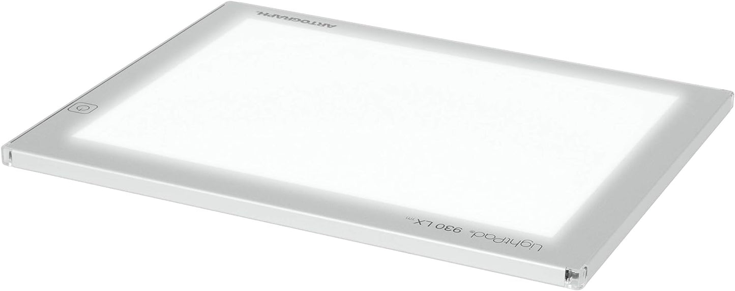 Artograph LightPad 930 LX - 12" x 9" Cienki, sciemnialny pojemnik na swiatlo LED do kalkowania i rysowania
