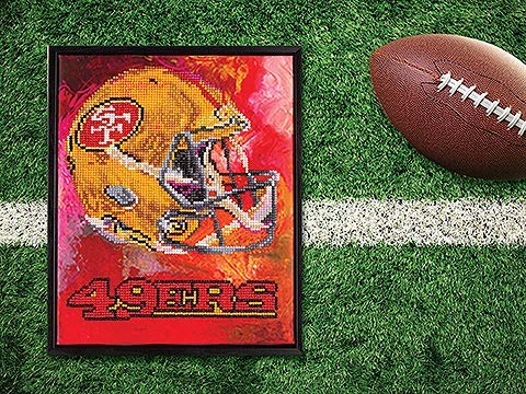 Zestaw do malowania diamentami 10x12" NFL Team San Francisco49ers