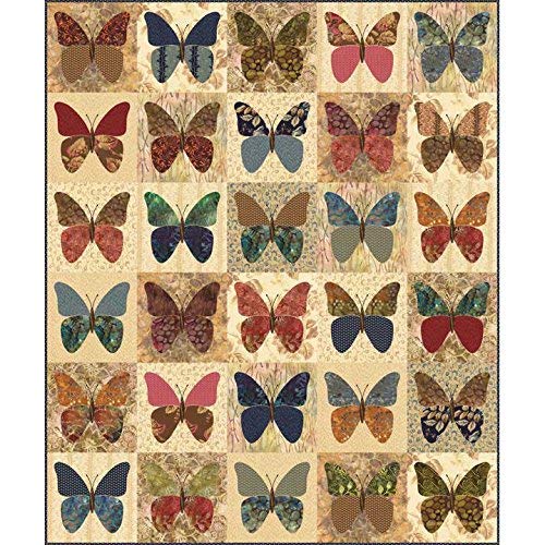 Wzor na koldre Motyle� od Laundry Basket Quilts