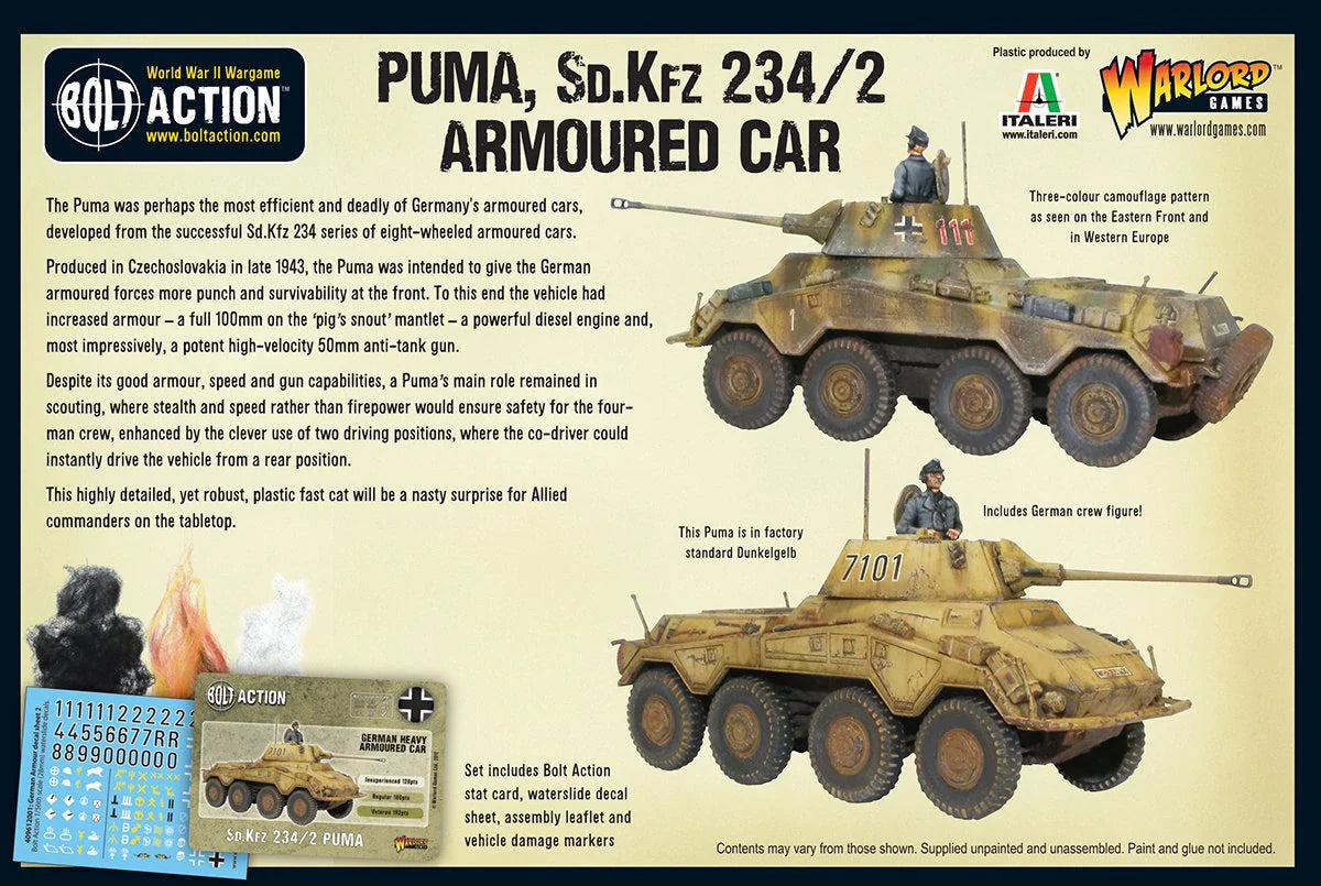 Puma Sd.Kfz 234/2 Samochod pancerny