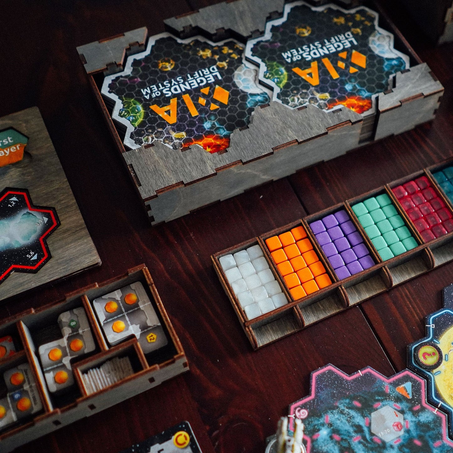 XIA container is perfect for organizing all of the Xia game components