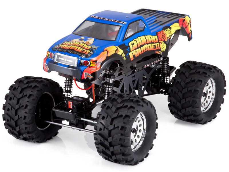 RedCat Ground Pounder RC Monster Truck - 1:10 Szczotkowana elektryczna ciezarowka