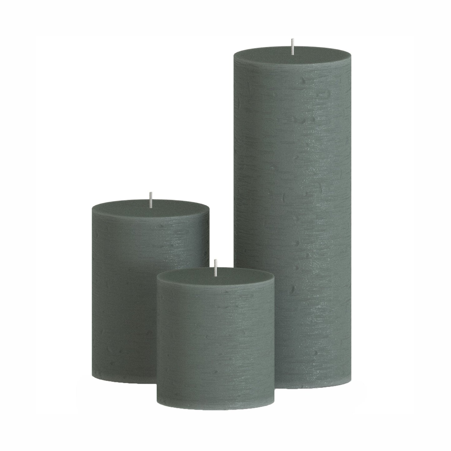 CANDWAX Gray Pillar Mix - 3 cale, 4 cale i 8 cali