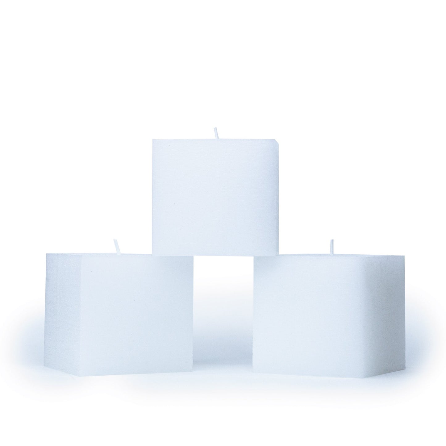 Swiece kwadratowe CANDWAX White