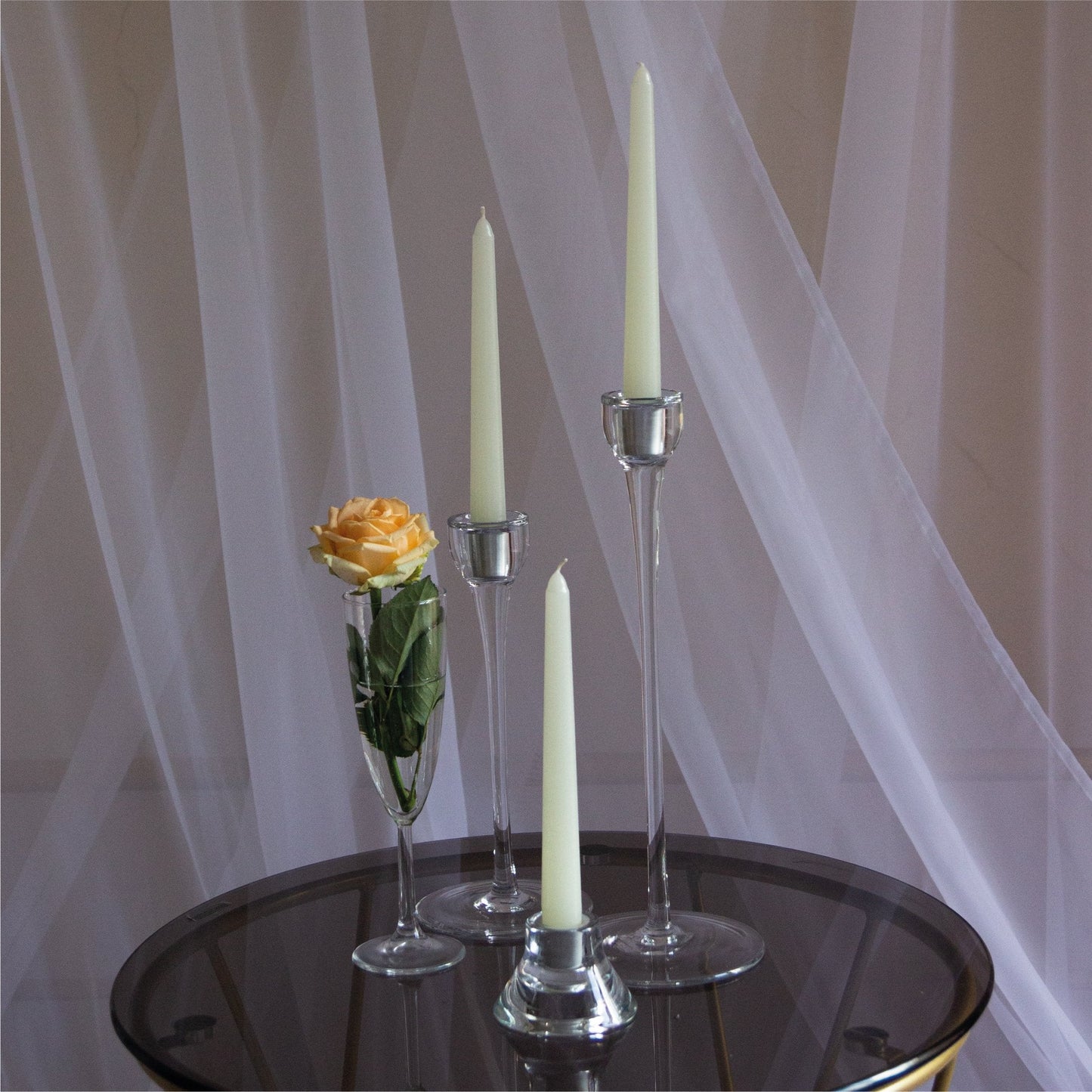 Swiece stozkowe CANDWAX Pearl - DUZY ZESTAW