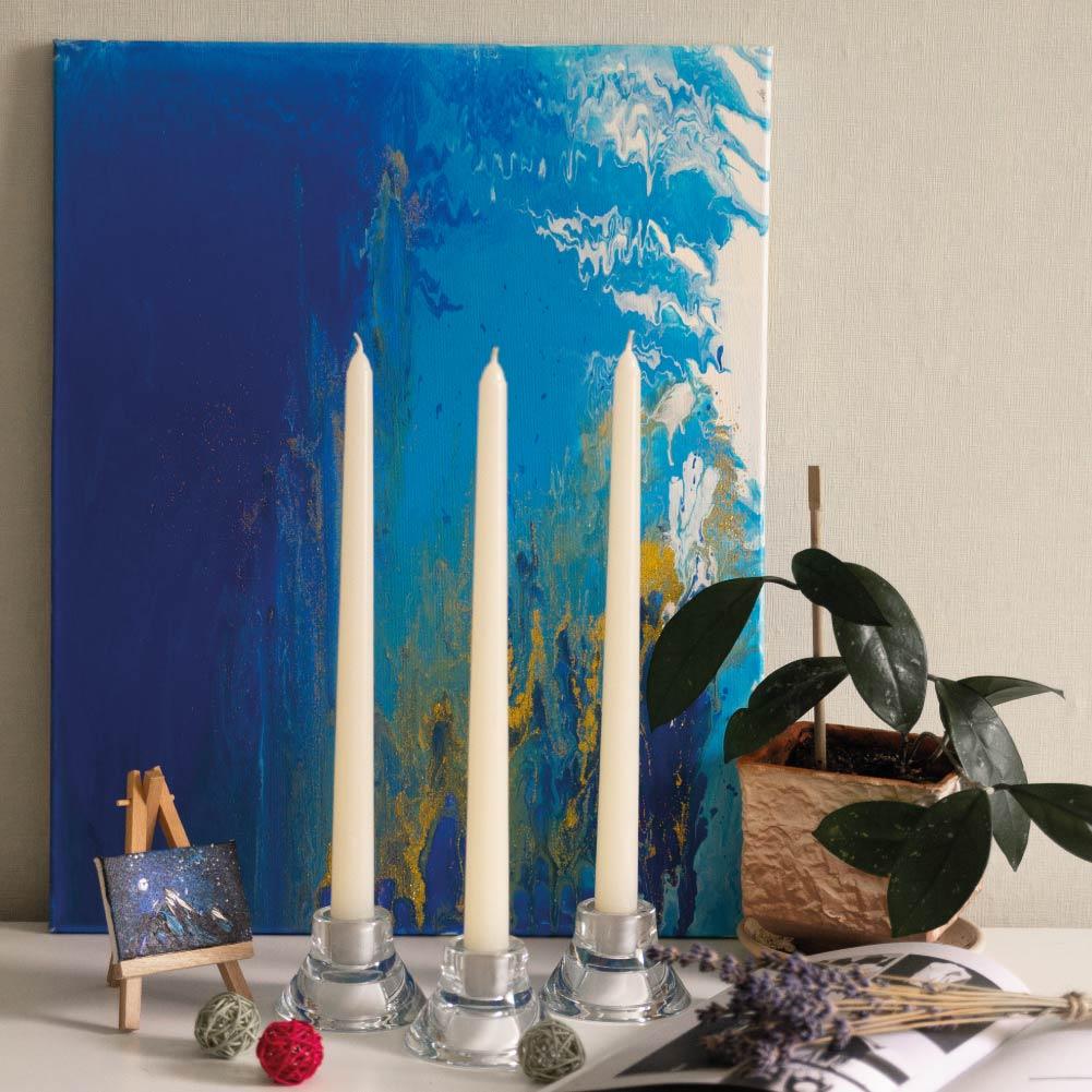 Swiece stozkowe CANDWAX Ivory